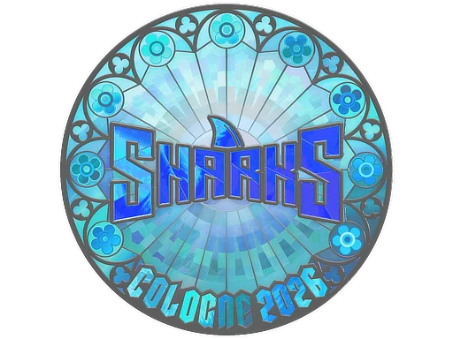 Pegatina | Sharks Esports (holográfica) | Colonia 2026