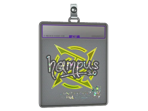 Placa de pegatinas | hampus (purpurina) | Amberes 2022