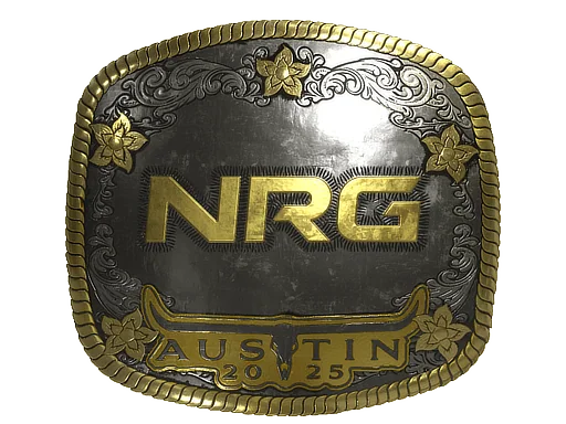 Klistermärke | NRG (guld) | Austin 2025