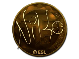 印花 | NiKo（金色）| 2019年卡托维兹锦标赛