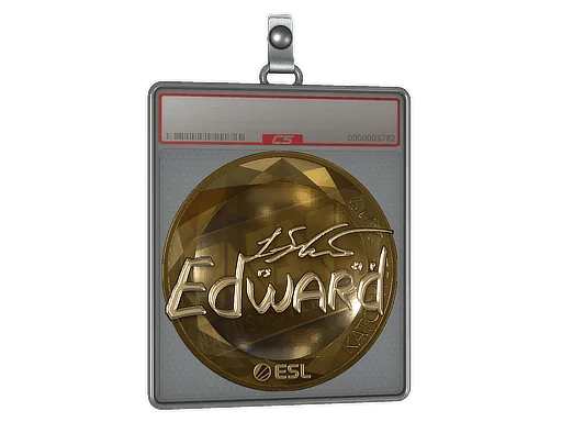Aufkleberhülle | Edward (Gold) | Kattowitz 2019
