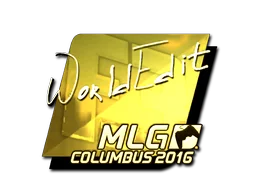 印花 | WorldEdit（金色）| 2016年 MLG 哥伦布锦标赛