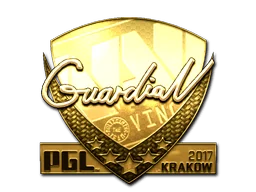 Adesivo | GuardiaN (Dourado) | Cracóvia 2017