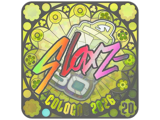 Pegatina | slaxz- (holográfica, con clasificación) | Colonia 2026