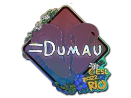 Aufkleber | dumau (Glitzer) | Rio 2022