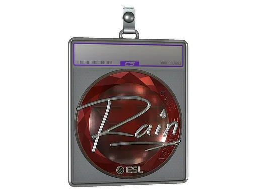 Placa de Adesivo | rain (Brilhante) | Katowice 2019