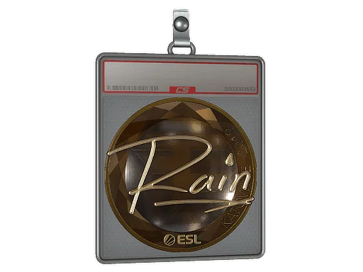 Aufkleberhülle | rain (Gold) | Kattowitz 2019