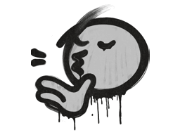 Sealed Graffiti | Chef Kiss (Shark White)
