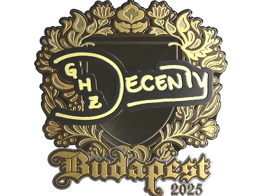 印花 | decenty（金色）| 2025年布达佩斯锦标赛