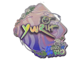 Klistermärke | yuurih (holo) | Rio 2022