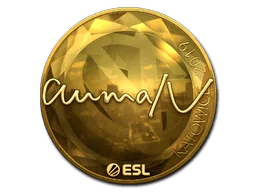 Aufkleber | aumaN (Gold) | Kattowitz 2019