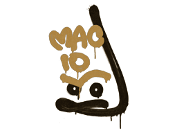 Grafite Lacrado | MAC-10 (Coice) (Âmbar deserto)