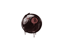 Sealed Graffiti | 8-Ball (Brick Red)