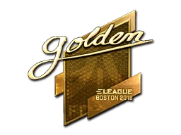 Adesivo | Golden (Dourado) | Boston 2018