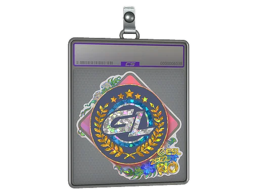 Placa de pegatinas | GamerLegion (purpurina) | Río 2022