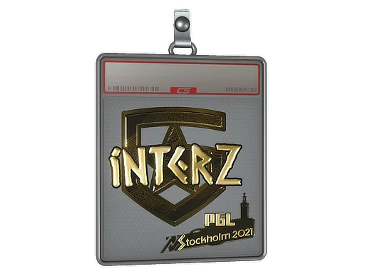 Aufkleberhülle | interz (Gold) | Stockholm 2021