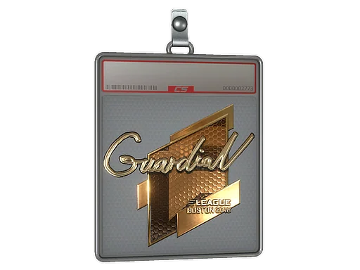 Klistermärkesfodral | GuardiaN (Guld) | Boston 2018