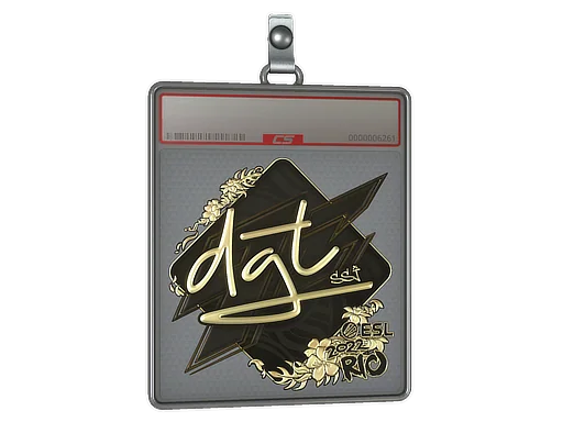 Sticker Slab | dgt (Gold) | Rio 2022