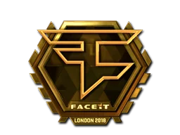 Aufkleber | FaZe Clan (Gold) | London 2018