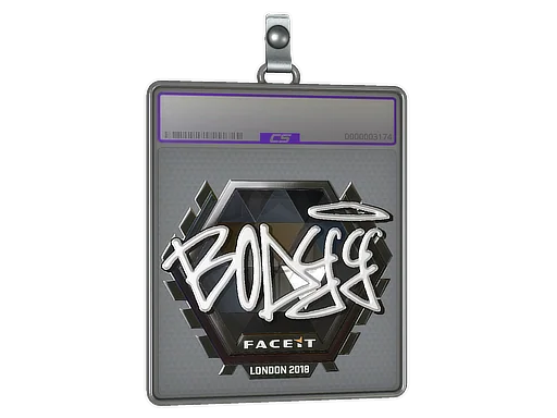 Klistermärkesfodral | bodyy (Foil) | London 2018