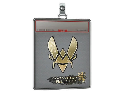 Placa de pegatinas | Vitality (dorada) | Amberes 2022