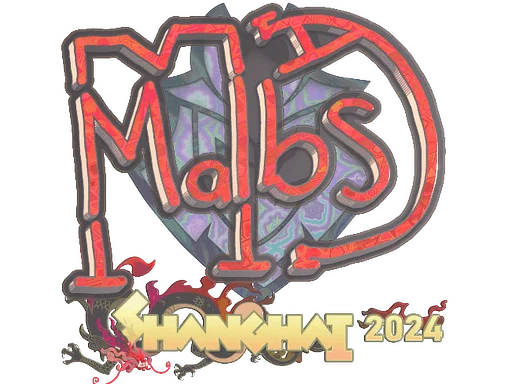 Naklejka | malbsMd (holograficzna) | Szanghaj 2024