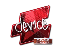 Aufkleber | device (Glanz) | Atlanta 2017