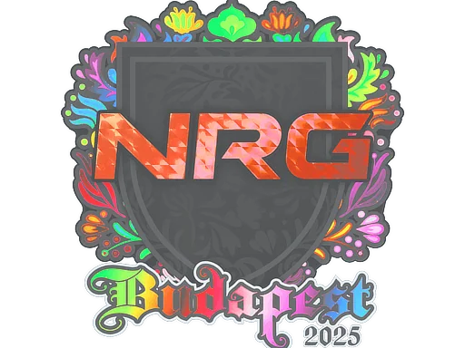 Klistermärke | NRG (holo) | Budapest 2025
