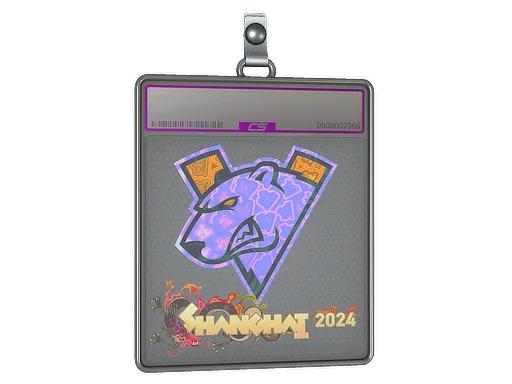 Placa de pegatinas | Virtus.pro (holográfica) | Shanghái 2024