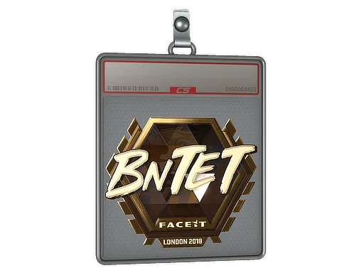 Klistermärkesfodral | BnTeT (Guld) | London 2018