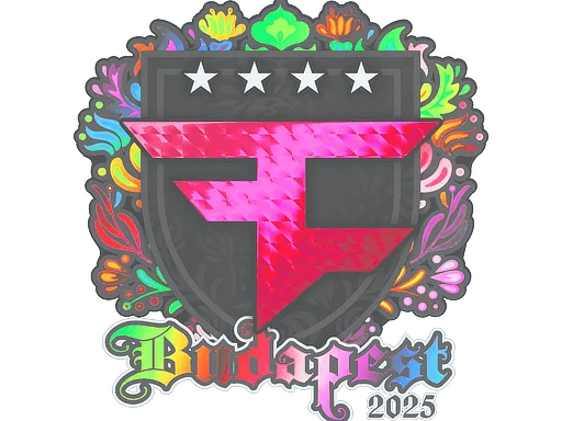 Adesivo | FaZe Clan (Holográfico) | Budapeste 2025