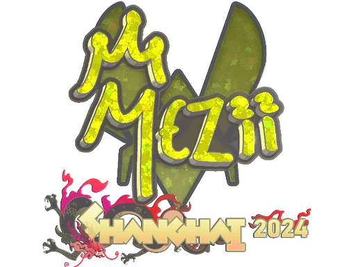 Adesivo | mezii (Purpurinado) | Xangai 2024