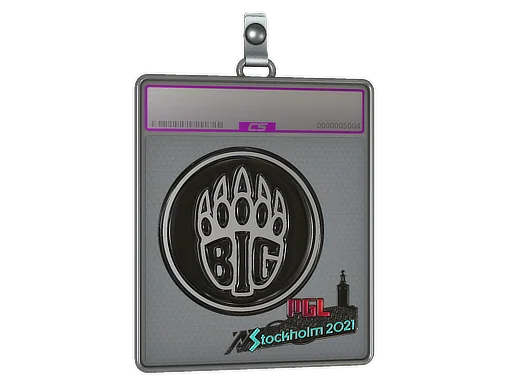 Placa de pegatinas | BIG (reflectante) | Estocolmo 2021
