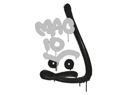 Grafite Lacrado | MAC-10 (Coice) (Branco tubarão)