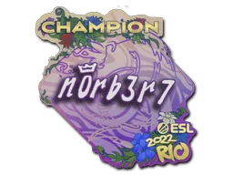 Naklejka | n0rb3r7 (mistrz) | Rio 2022