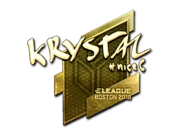 印花 | kRYSTAL（金色）| 2018年波士顿锦标赛