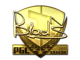 Klistermärke | B1ad3 (Guld) | Krakow 2017