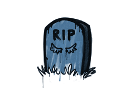 Sealed Graffiti | Tombstone (Monarch Blue)