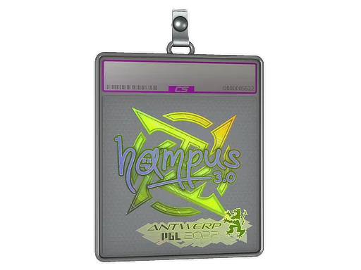 Placa de pegatinas | hampus (holográfica) | Amberes 2022