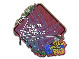 Sticker | juanflatroo (Glitter) | Rio 2022