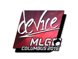 Naklejka | device (foliowana) | MLG Columbus 2016