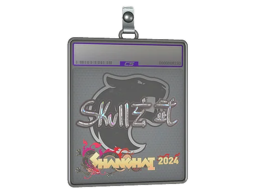 Aufkleberhülle | skullz (Glitzer) | Shanghai 2024