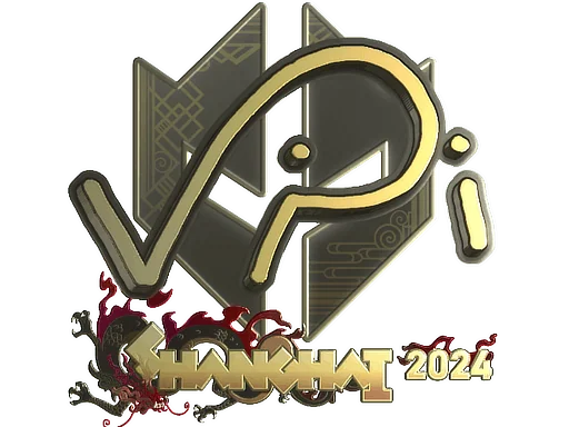 Klistermärke | VINI (guld) | Shanghai 2024