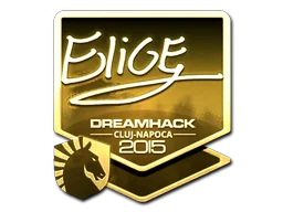 Sticker | EliGE (Gold) | Cluj-Napoca 2015