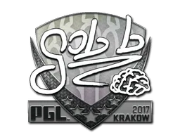 Klistermärke | gob b | Krakow 2017