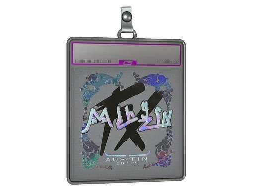 Placa de pegatinas | mlhzin (holográfica) | Austin 2025