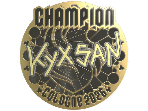 Aufkleber | kyxsan (Gold, Meister) | Köln 2026