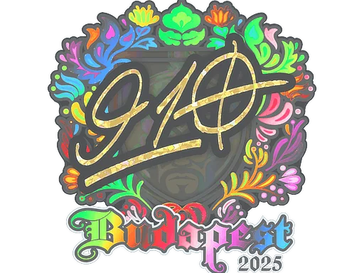 Adesivo | 910 (Holográfico) | Budapeste 2025