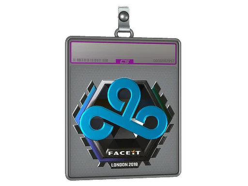 Klistermärkesfodral | Cloud9 (Foil) | London 2018