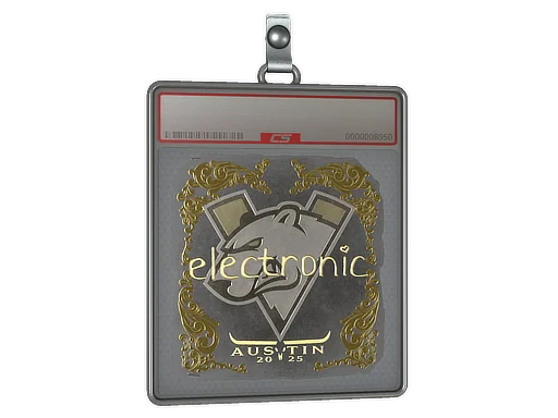Placa de Adesivo | electronic (Dourado) | Austin 2025